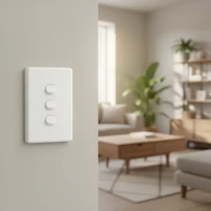 YOUU 10A PC 3 Gang Vertical Modern Electrical Wall Switch OEM Supported Hotel Use SAA Certificate Australian Standard 250VAC