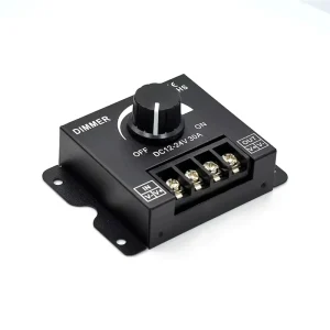 ZYSY IZOCON LED Dimmer Soft and Hard Light Strip Brightness Adjuster Knob 70x50x20mm 12V 24V 30A