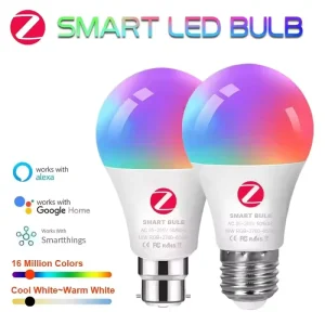 Zigbee 3.0 Smart E27 LED Bulb 110V 220V RGBCW with App and Voice Control