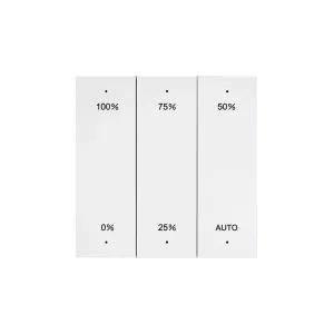 Zigbee 3.0 Wireless Remote-Control Lighting System Smart Wall Switch, 3 Gang, 6 Keys, AC Dimmer
