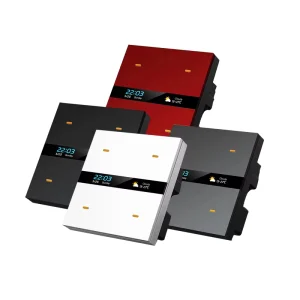 Zigbee 4-Gang Smart Switch with App and Push-Button Control, Human Presence Sensing