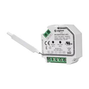 Zigbee Dimmer Module 2 Channel Smart LED Dimmer Switch for Lighting Control with Leading Edge and Trailing Edge Dimming