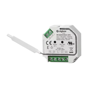 Zigbee Dimmer Module 2 Channel Smart LED Dimmer Switch with Leading Edge Trailing Edge Control for Smart Lighting