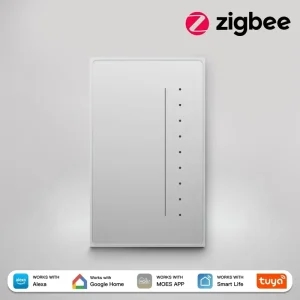 Zigbee EU/US Standard Dimmable Switch Anti-Glare Stepless Dimming Zero-Fire Version AC 90-250V