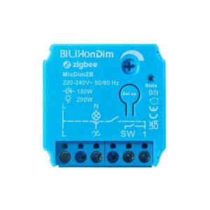 Zigbee Gateway Smart Module Digital Box Dimmer 1-Channel 200W Wireless 30m Range with Google Assistant