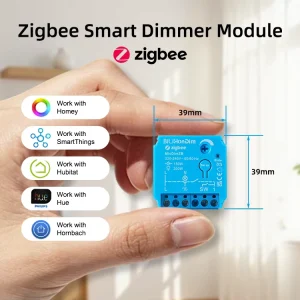 Zigbee Gateway Smart Module Digital Box Dimmer, 1 Channel, Compatible with Home Automation Systems
