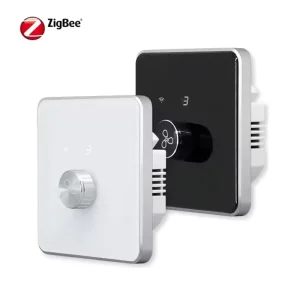 Zigbee Knob Smart Fan Switch 5-Speed Ceiling Fan Rotary Switch Neutral Remote Control