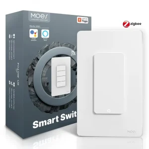 Zigbee Smart Button Switch App Remote Voice Control American Standard Single Zero Fire Universal Panel