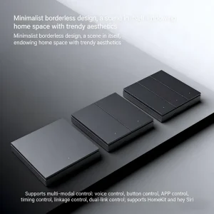 Zigbee Smart Light Switch, Touch Wall Panel for Smart Home System Integration
