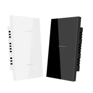 Zigbee Touch Light Switch with and without Neutral Wire, US Touch Panel Wall Switch