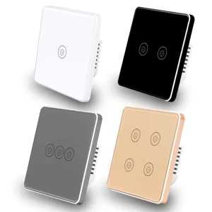 Zigbee WiFi Smart Touch Switch 1/2/3/4 Gang 110-250V Wall Button Smart Light Switch