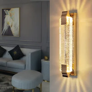 Zinc Alloy Crystal Lamp Interior LED Wall Lamp Home Bedroom Corridor Decor Modern Luxury LED Crystal Wall Light