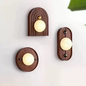 and Customized Simple Light Luxury Marble Retro Wall Lamps for Living Room Bedroom Corridor Homestay Dining Room