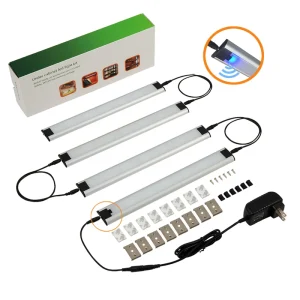 china led cabinet led light Surface Mounted Kitchen Led Under Cabinet 300mm dimming 4000k linear light 4pac kits
