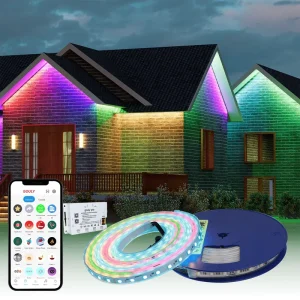 gouly Customized Colorful Led Strip Dc48v Rgbw Chasing Color Dimmable Ambient Light Smart Strip