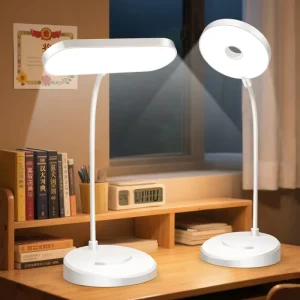 led table lamp for bedside restaurant small modern rechargeable cordless study light chinese desk reading clamp lamp touch tpyeC