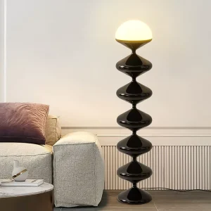 nordic vintage cream style gourd floor lamp minimalist art corner light for living room bedroom beside sofa home decor