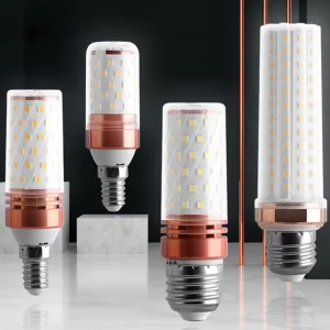 super bright led bulb corn energy saving lamp e27 e14 screw 12W household living bedroom warm white dimmable light