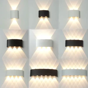 up and Down Sconce Wall Lights 2W 4W 6W 8W Waterproof IP65 for Home Corridor Bedroom Indoor Outdoor Wall Lamps