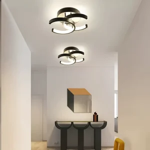 with Switch for Corridors Bedrooms Halls Roads for Indoor Decorations Factory Modern LED Three Color Ceiling Light